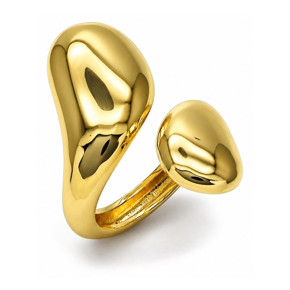 Oro Laminado Elegant Ring, Gold Filled Style Polished, Golden Finish
