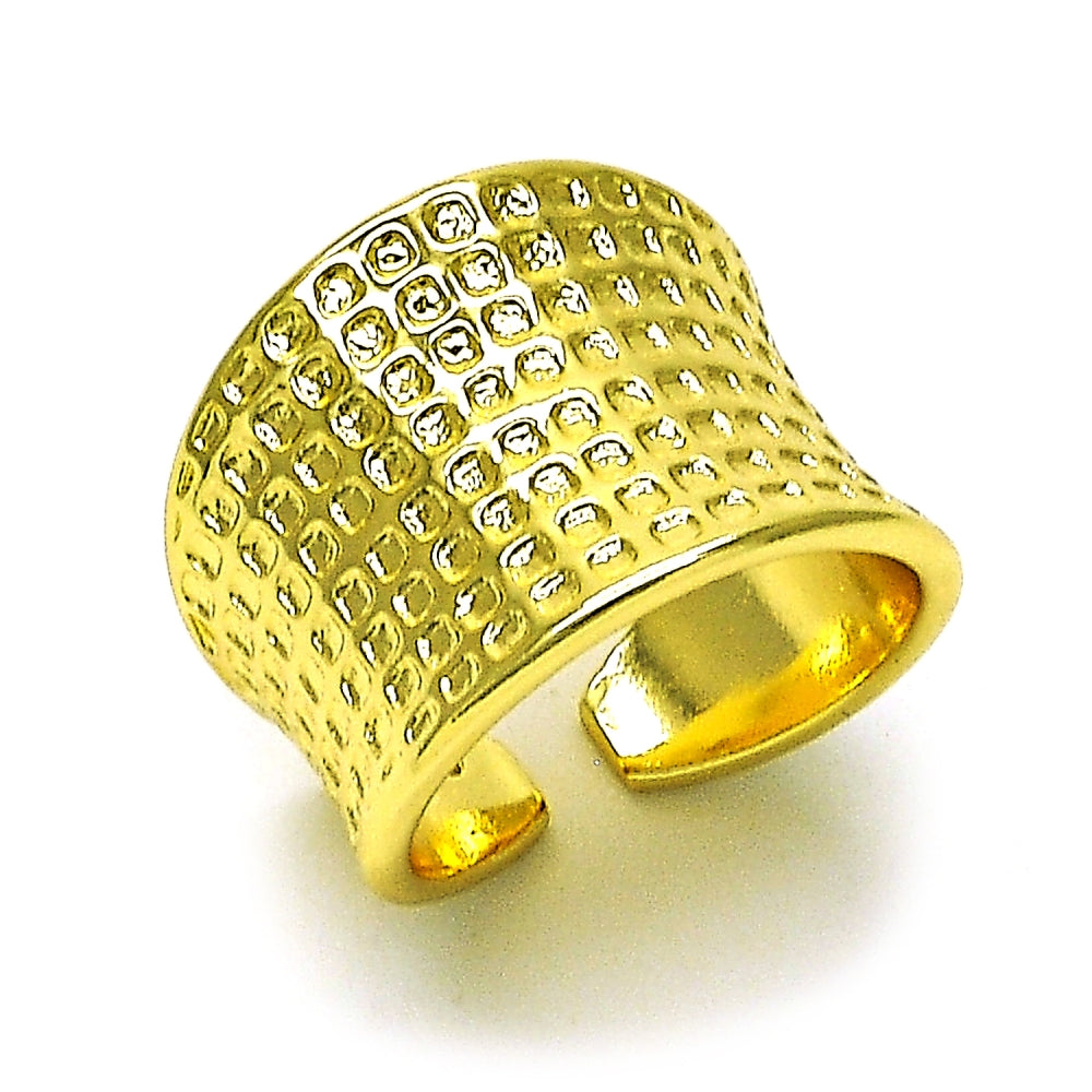 Oro Laminado Elegant Ring, Gold Filled Style Polished, Golden Finish