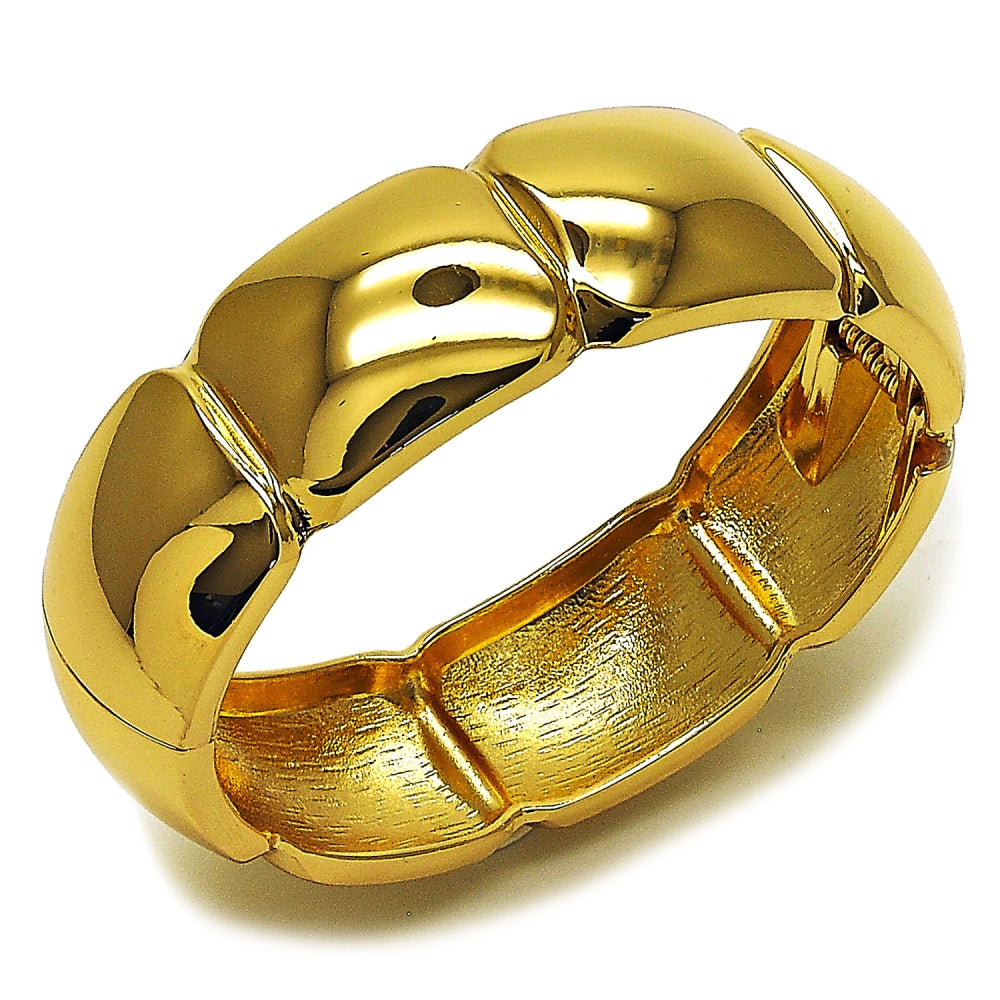 Oro Laminado Individual Bangle, Gold Filled Style Polished, Golden Finish