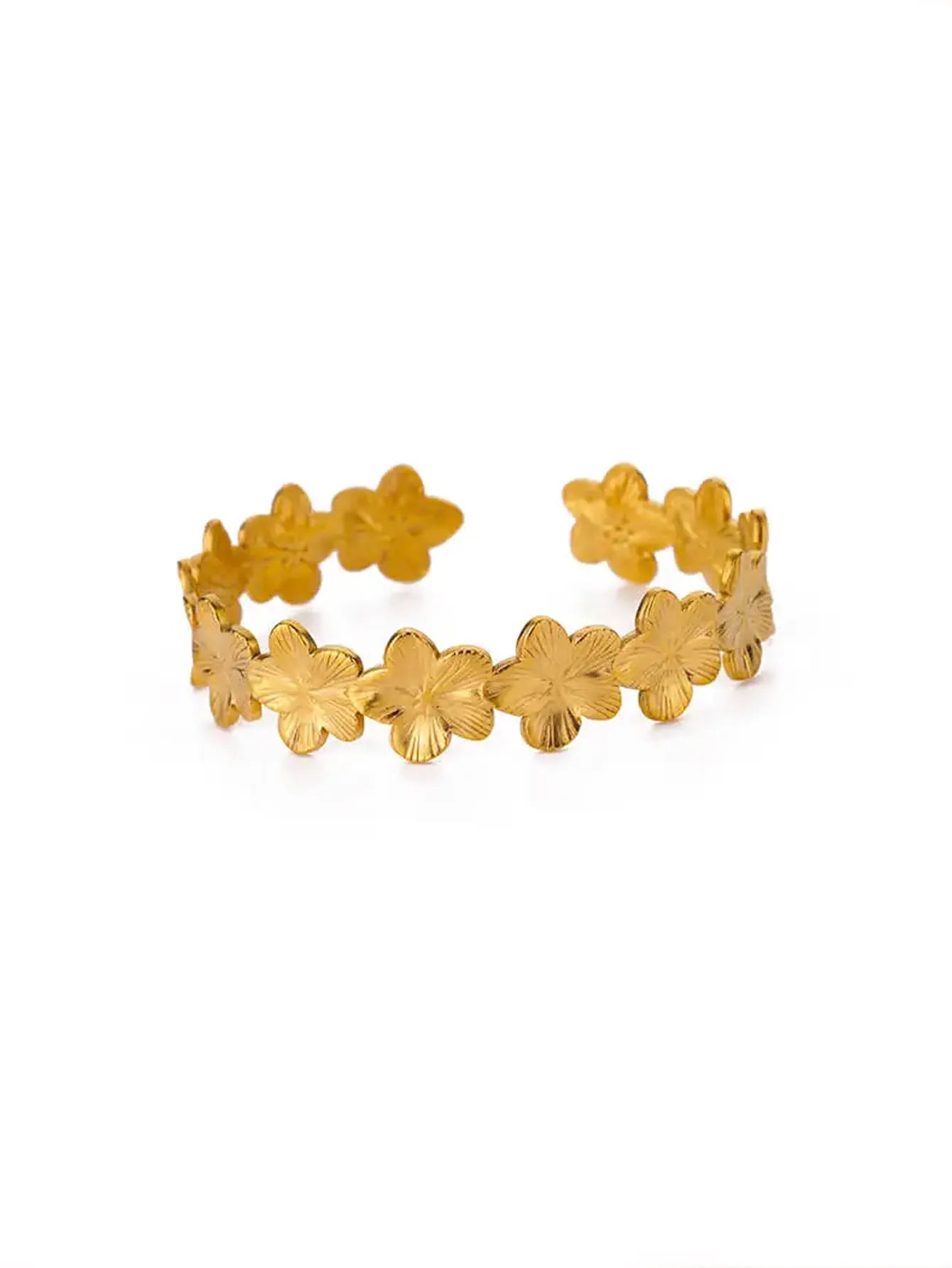 Flower Cuff Bracelet