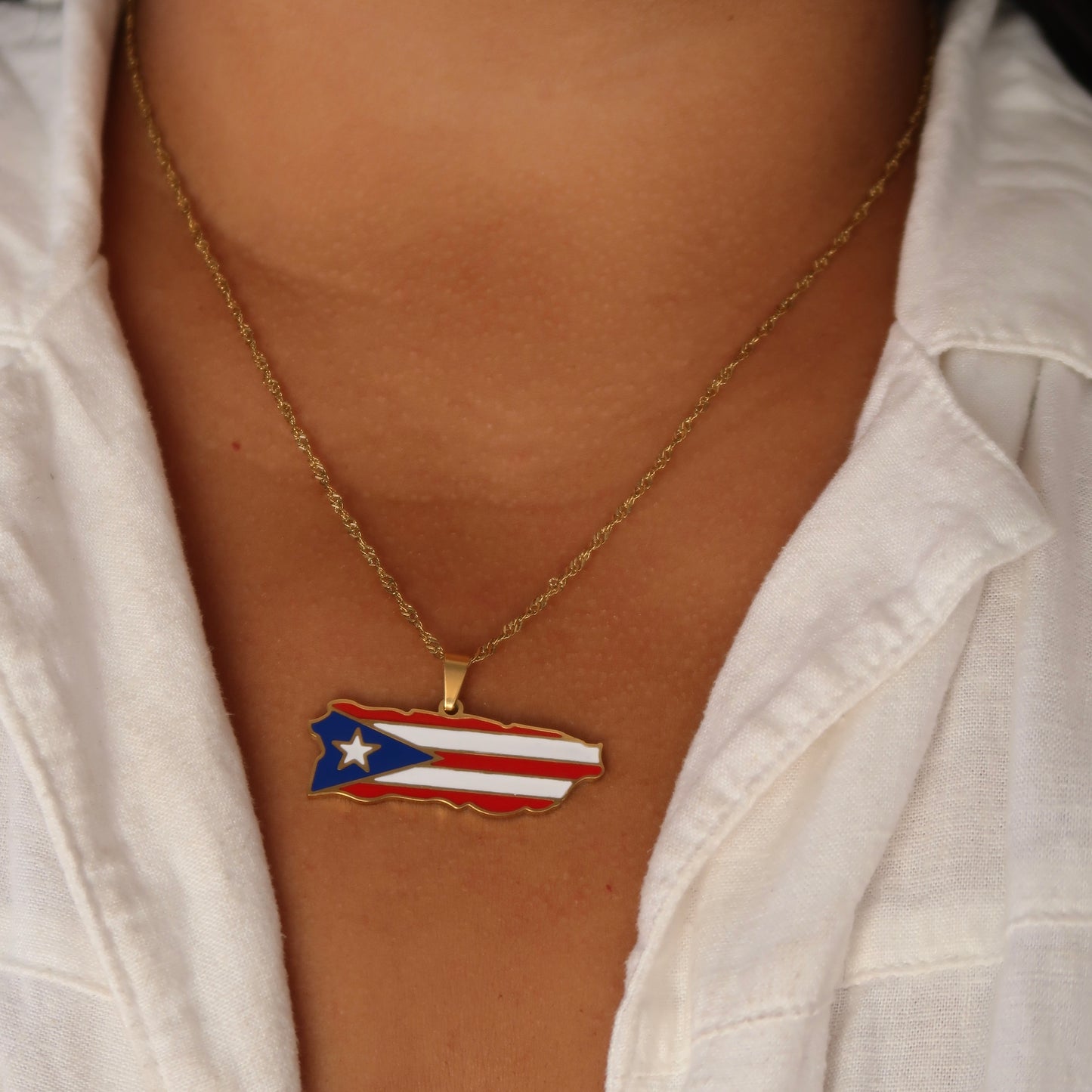 PR Flag Necklace