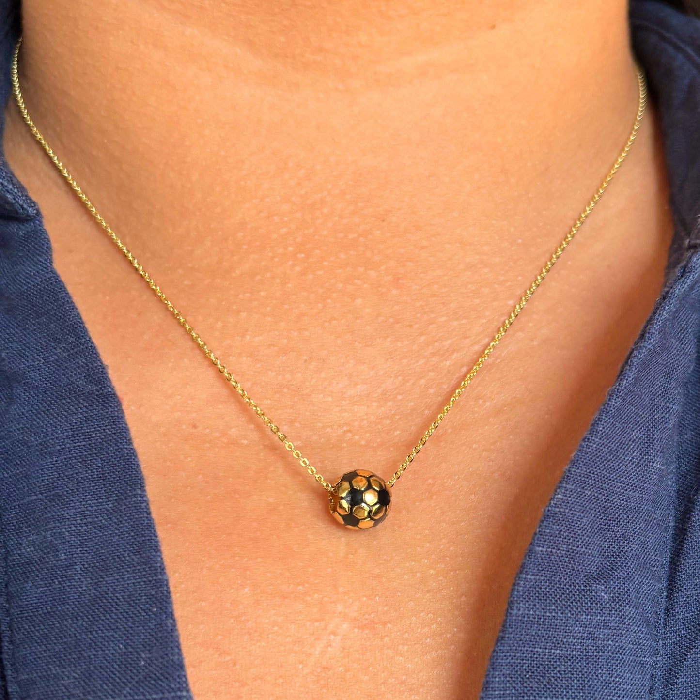 Soccer Ball Necklace