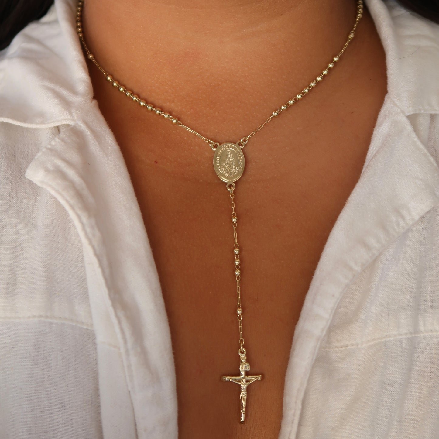 All Gold Rosary