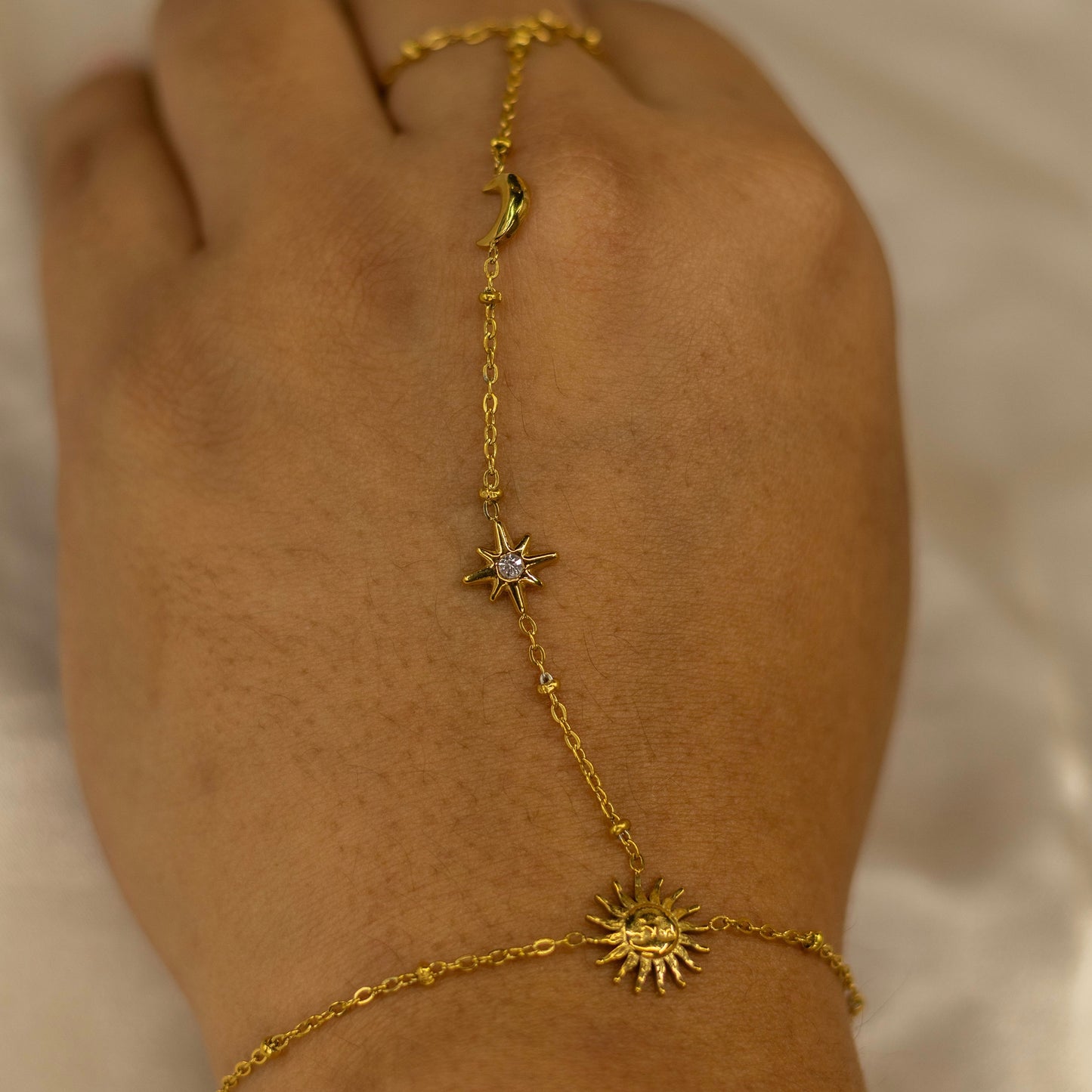 Sun Hand Chain