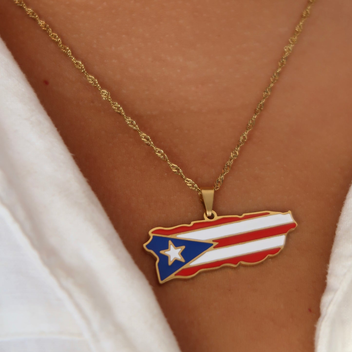 PR Flag Necklace