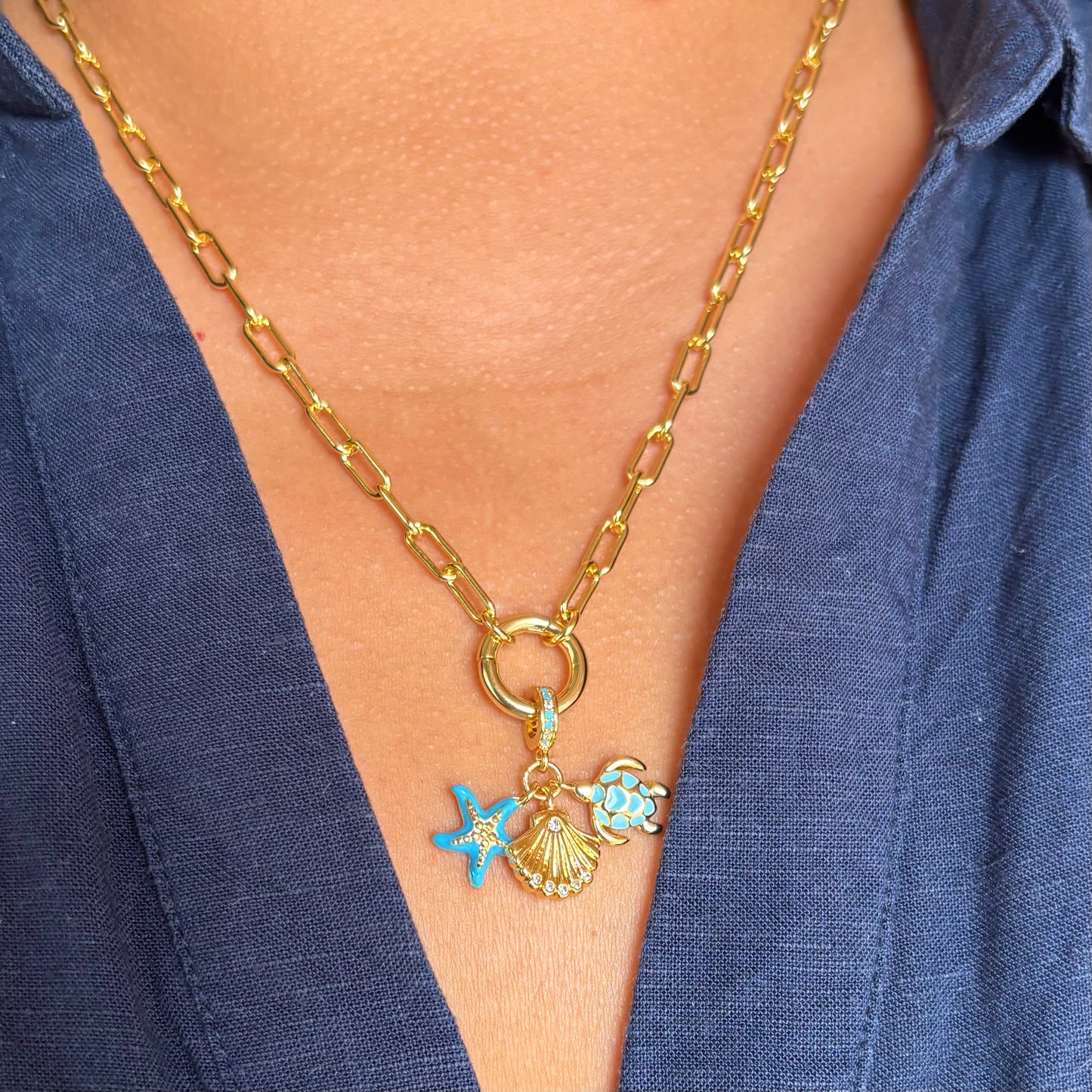 Ocean Charm Necklace