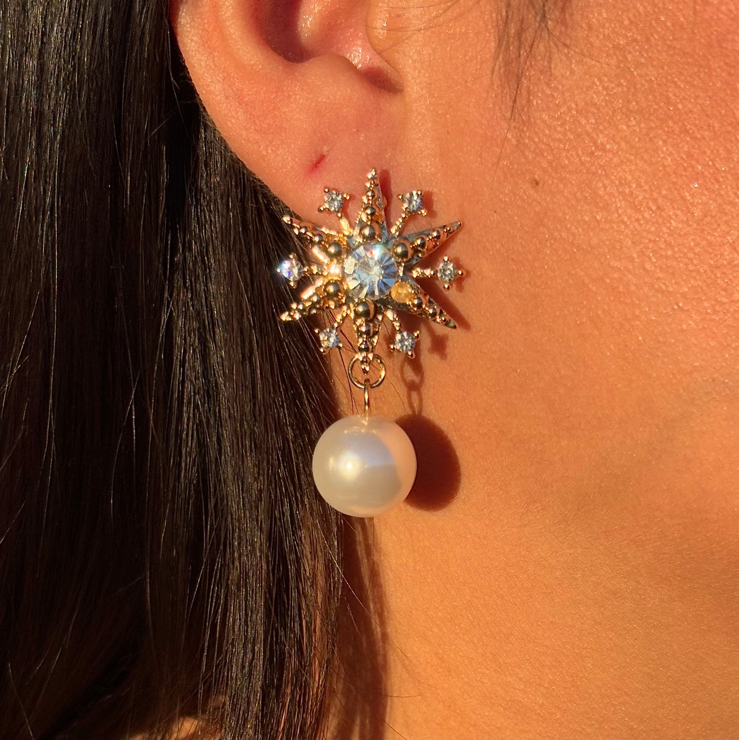 Sunburst Statement Earrings