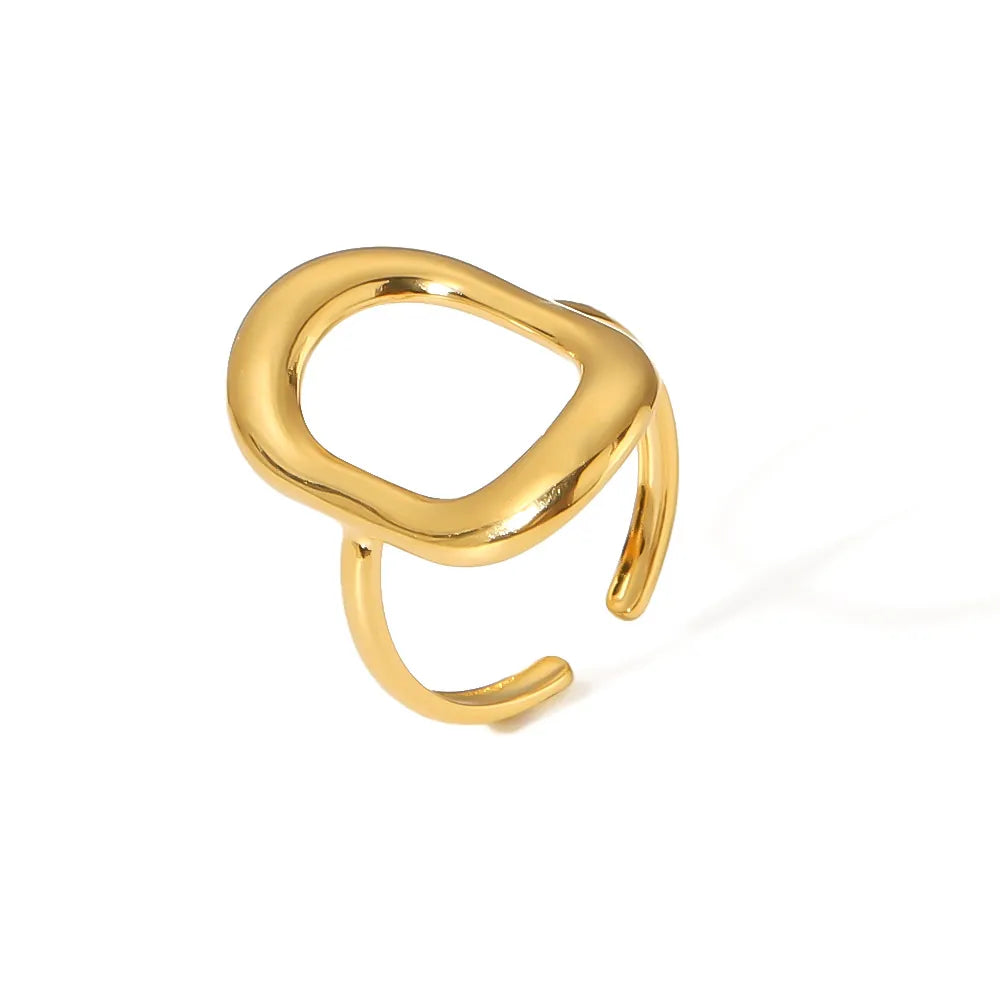 Gold Textured Ring