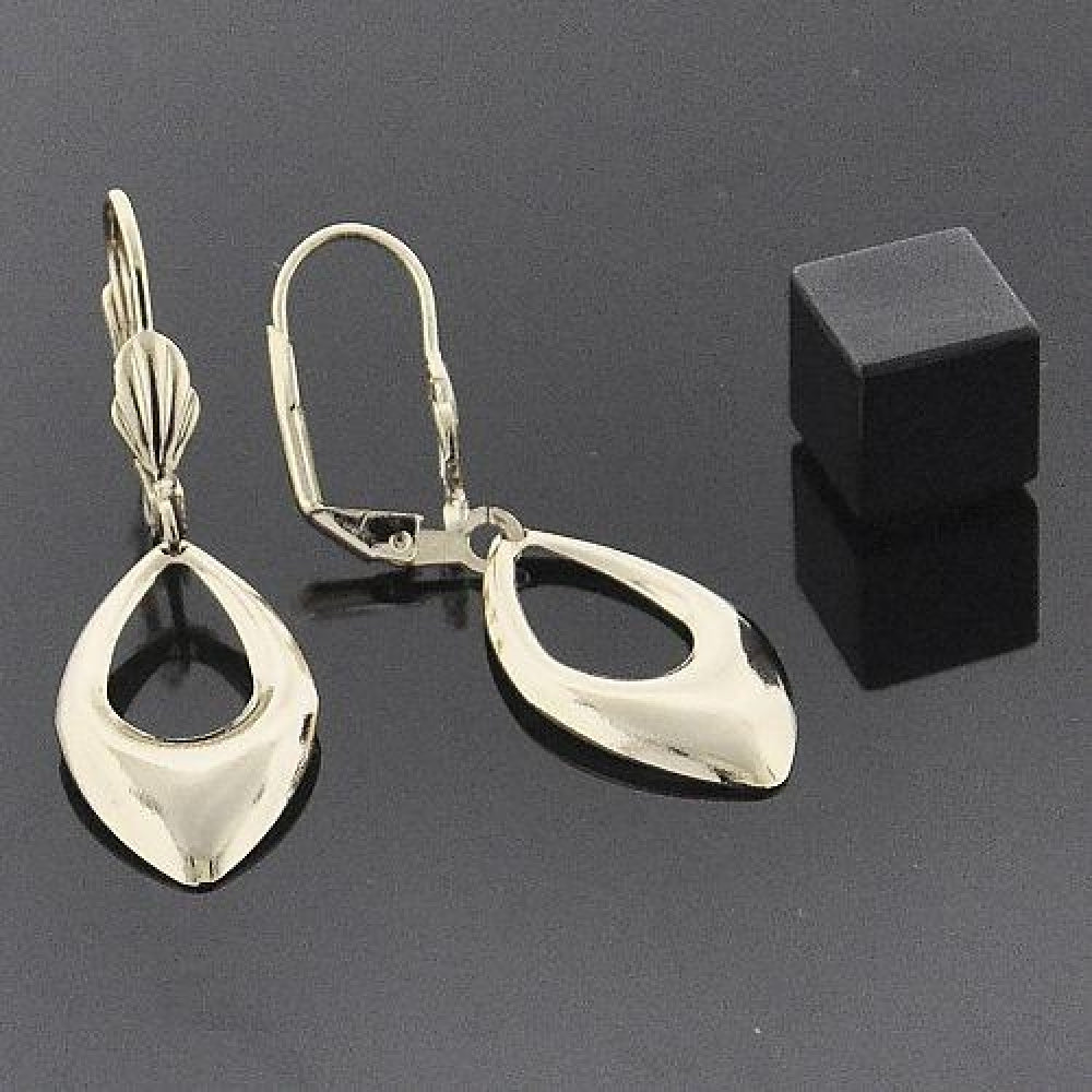 Oro Laminado Dangle Earring, Gold Filled Style Polished, Golden Finish