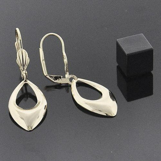 Oro Laminado Dangle Earring, Gold Filled Style Polished, Golden Finish