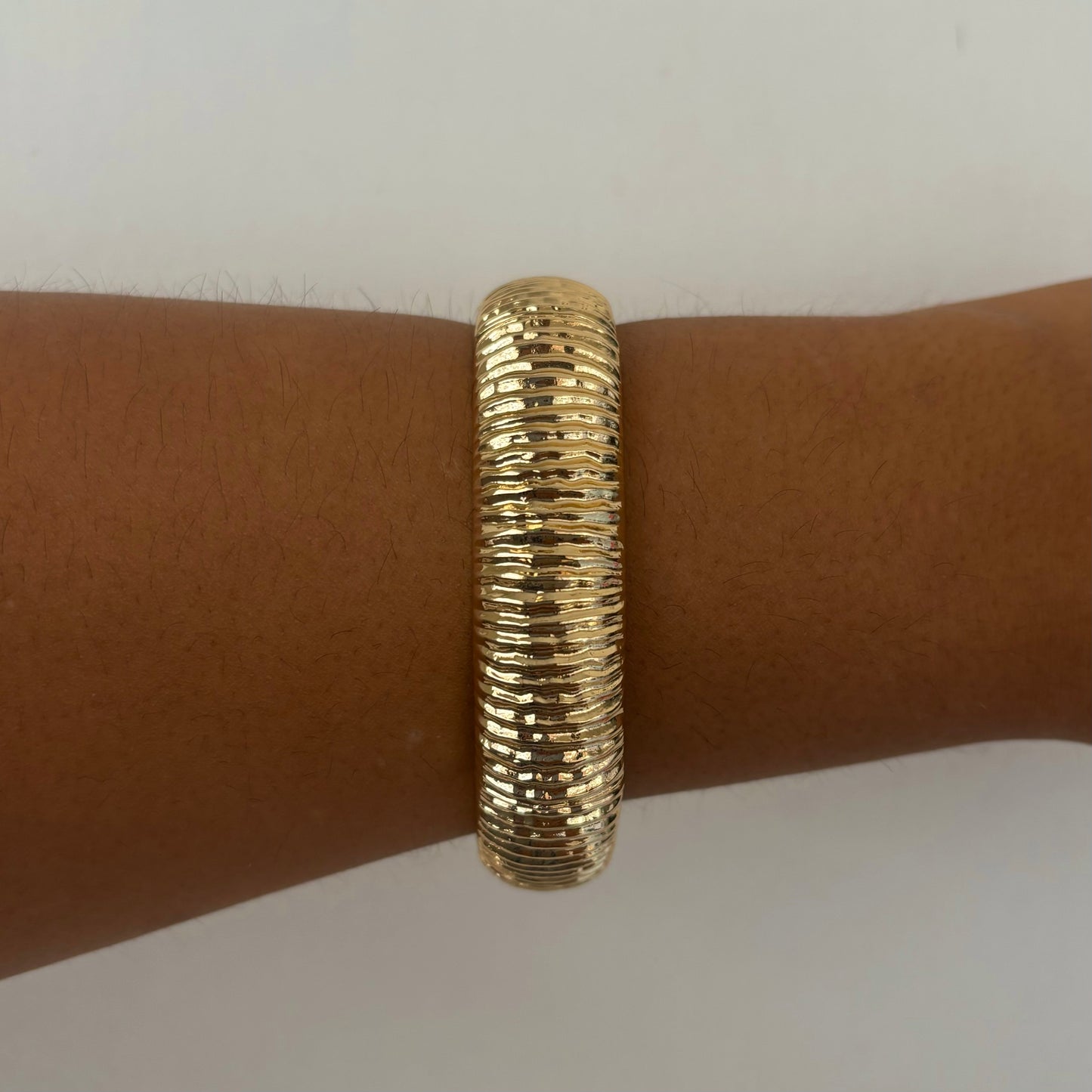 Textured Snake Chain Bracelet