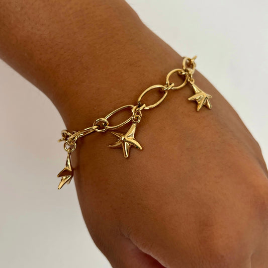 Starfish Charm Bracelet