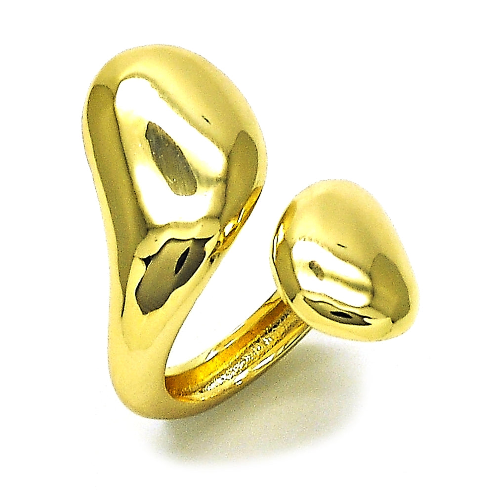 Oro Laminado Elegant Ring, Gold Filled Style Polished, Golden Finish