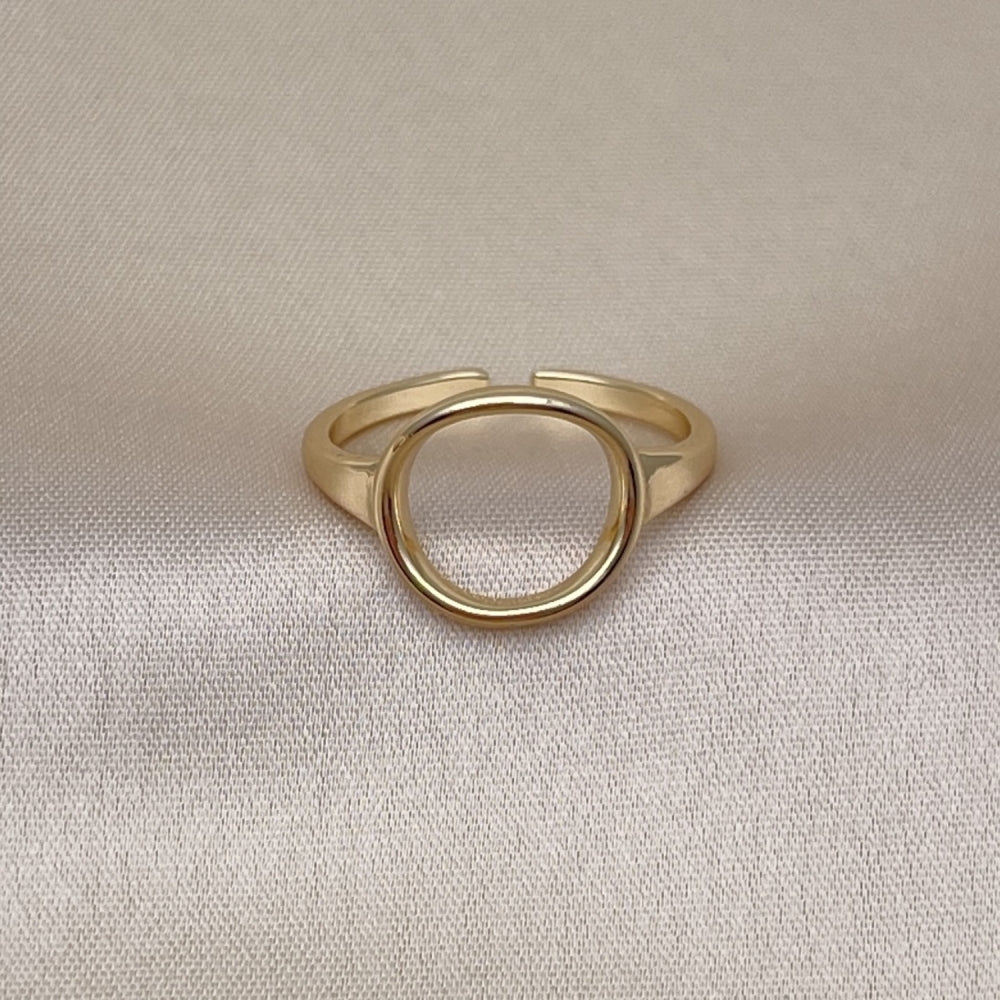 Oro Laminado Elegant Ring, Gold Filled Style Polished, Golden Finish
