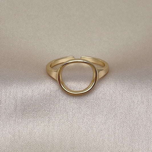 Oro Laminado Elegant Ring, Gold Filled Style Polished, Golden Finish