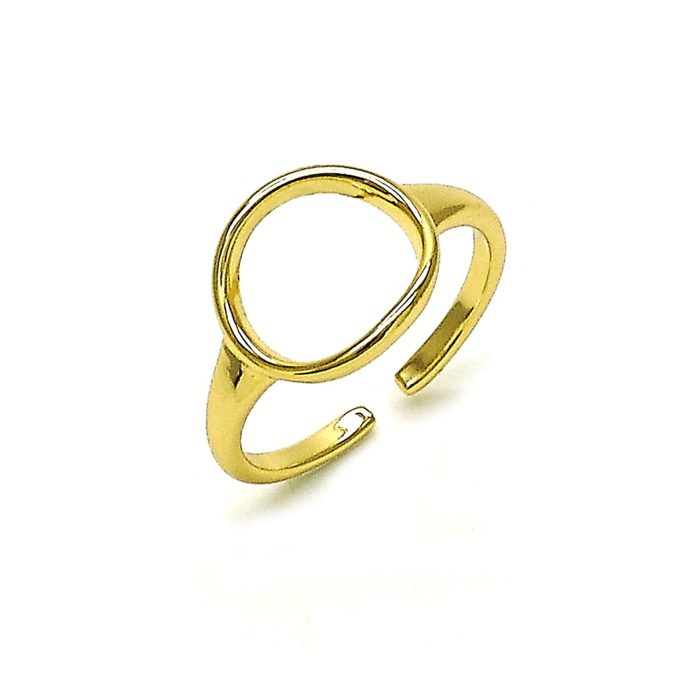 Oro Laminado Elegant Ring, Gold Filled Style Polished, Golden Finish