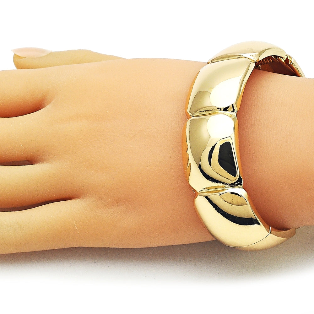 Oro Laminado Individual Bangle, Gold Filled Style Polished, Golden Finish