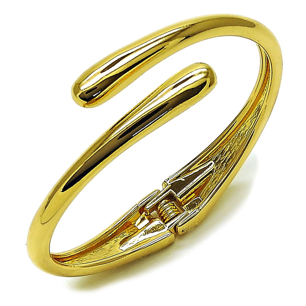 Oro Laminado Individual Bangle, Gold Filled Style Polished, Golden Finish