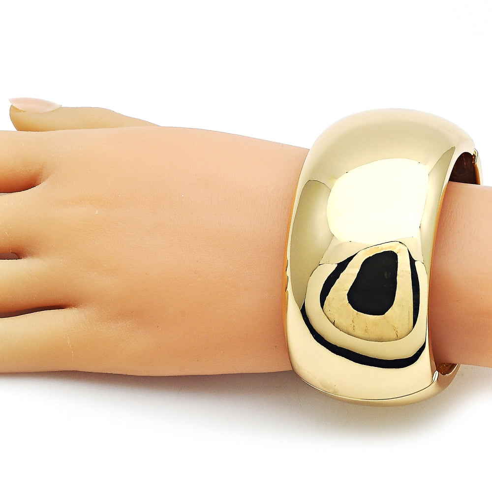 Oro Laminado Individual Bangle, Gold Filled Style Polished, Golden Finish