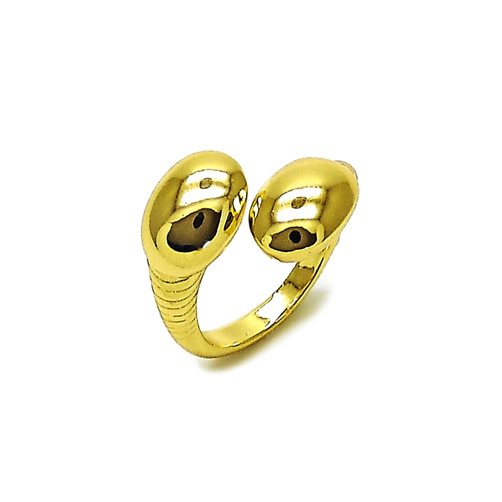 Oro Laminado Elegant Ring, Gold Filled Style Polished, Golden Finish