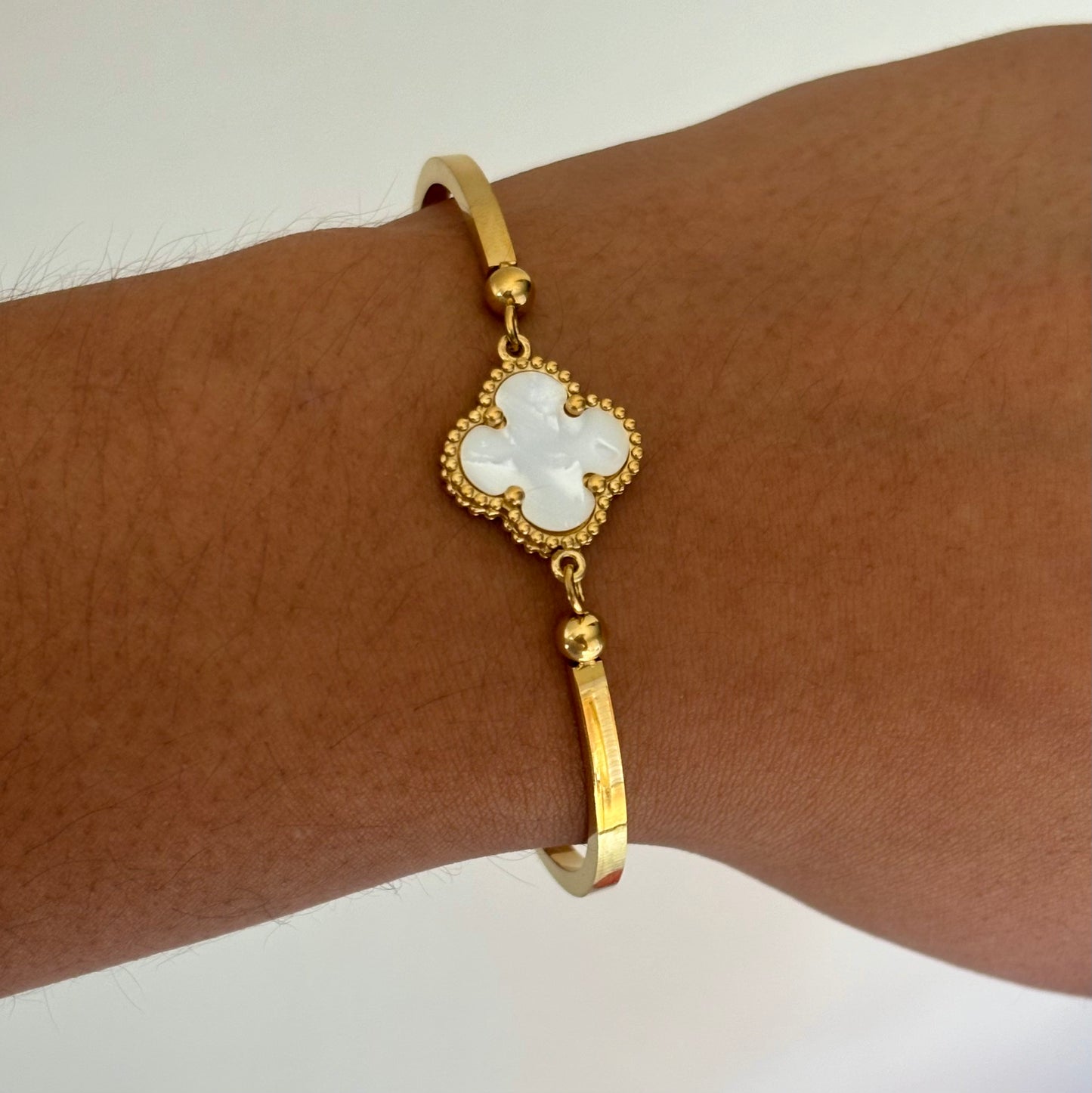 White Clover Bracelet