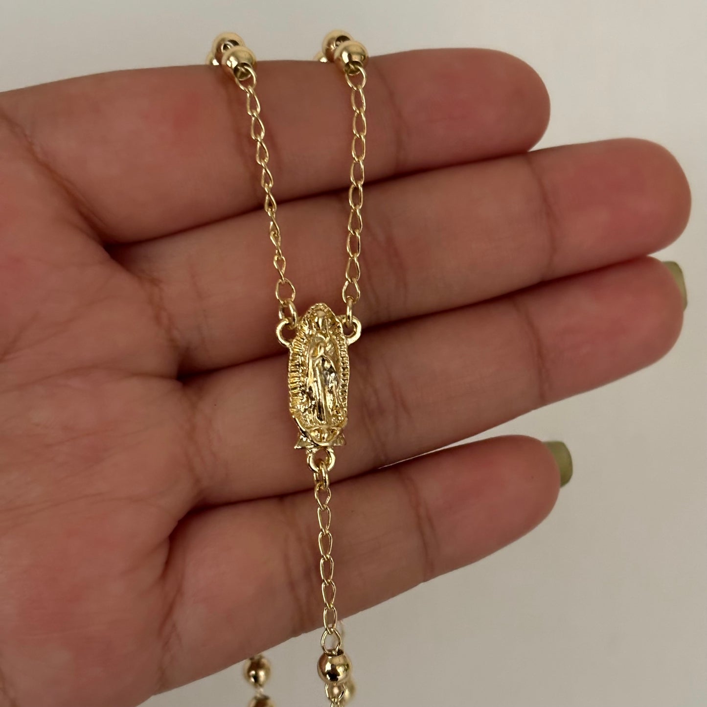 XL All Gold Rosary