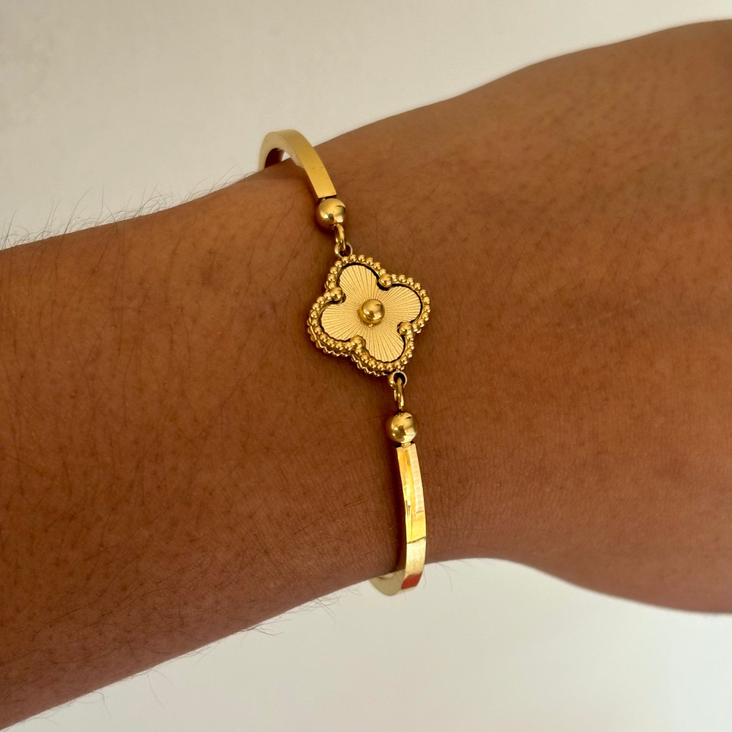 Gold Clover Bracelet