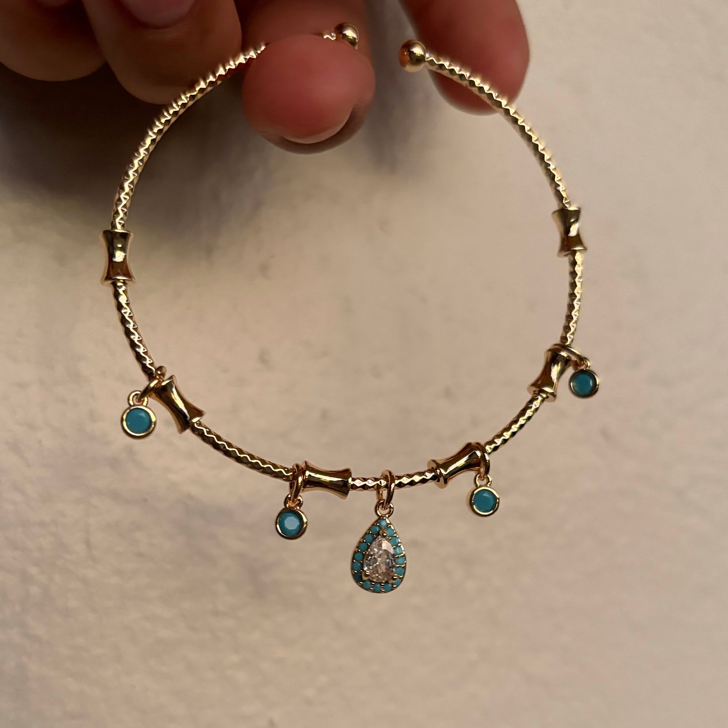 Blue Charm Bracelet