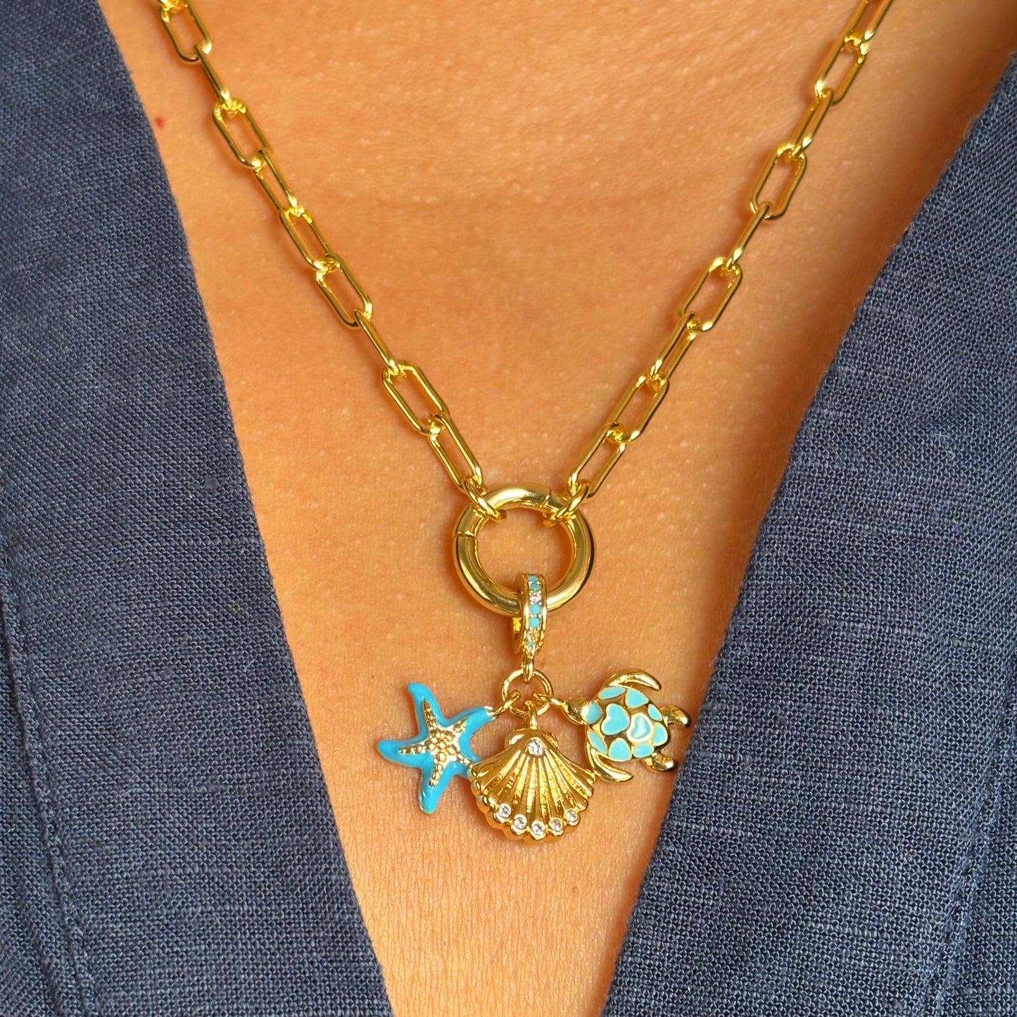 Ocean Charm Necklace