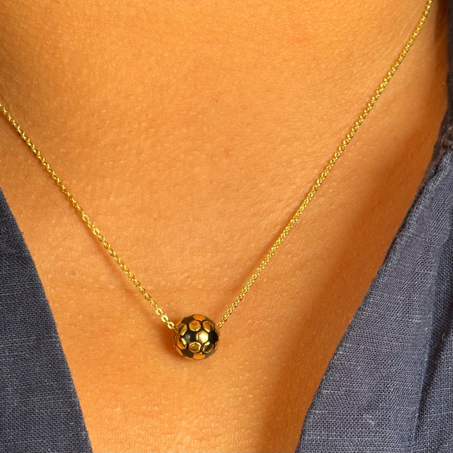Soccer Ball Necklace