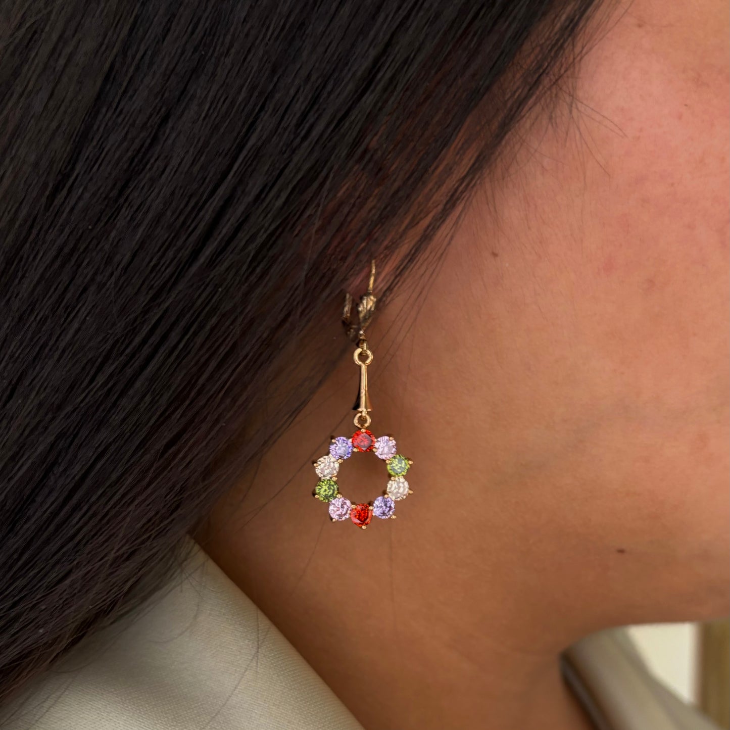 Multicolor Drop Earrings