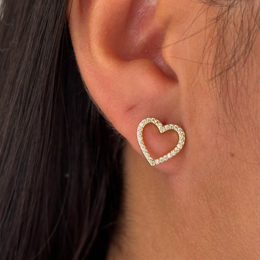Heart Studs