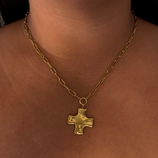 Chunky Cross Necklace
