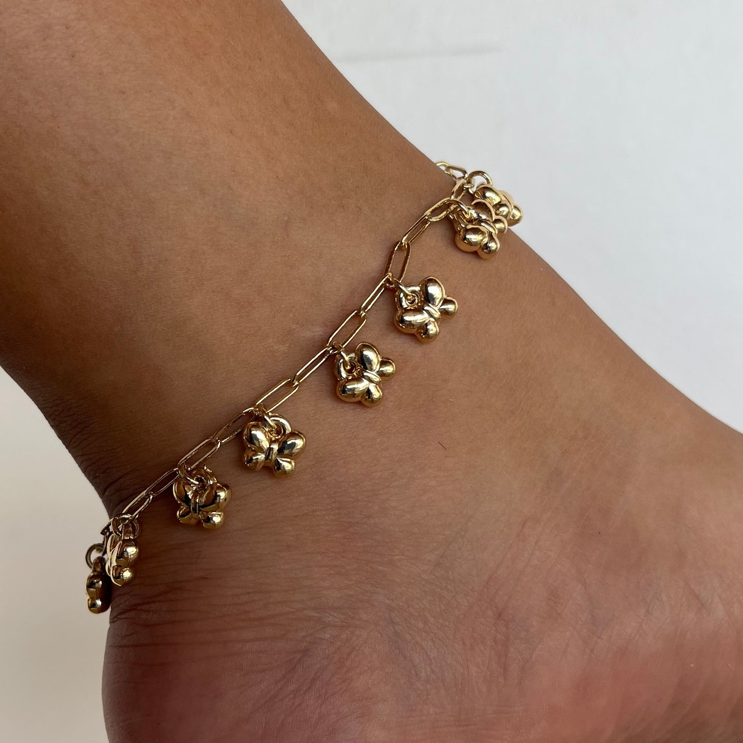 Butterfly Charms Anklet