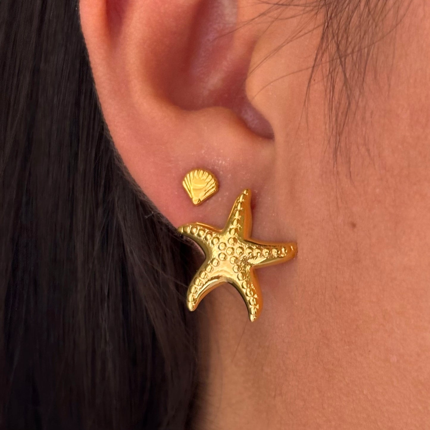 Starfish 3 Piece Earring Set