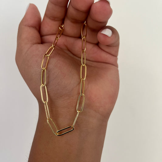 Paperclip Chain Bracelet