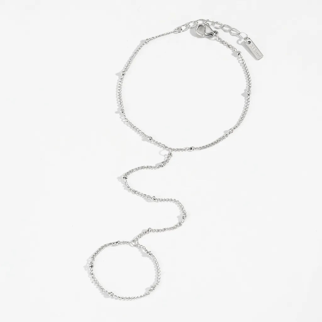 Classic Silver Hand Chain