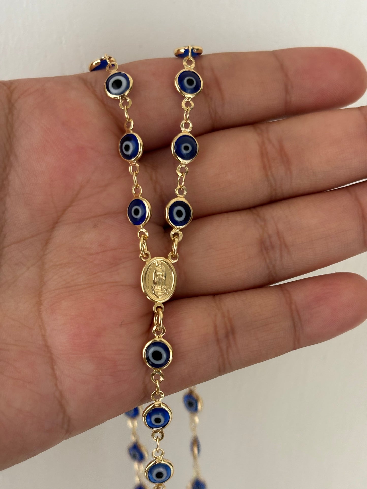 Blue Evil Eye Rosary