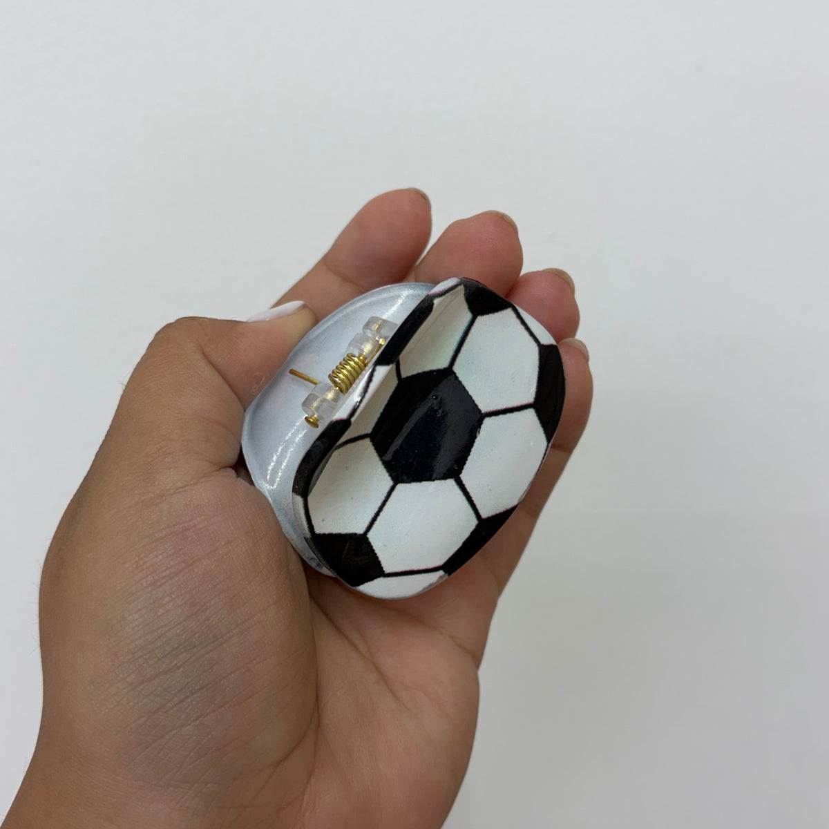 Soccer Ball Hair Clip