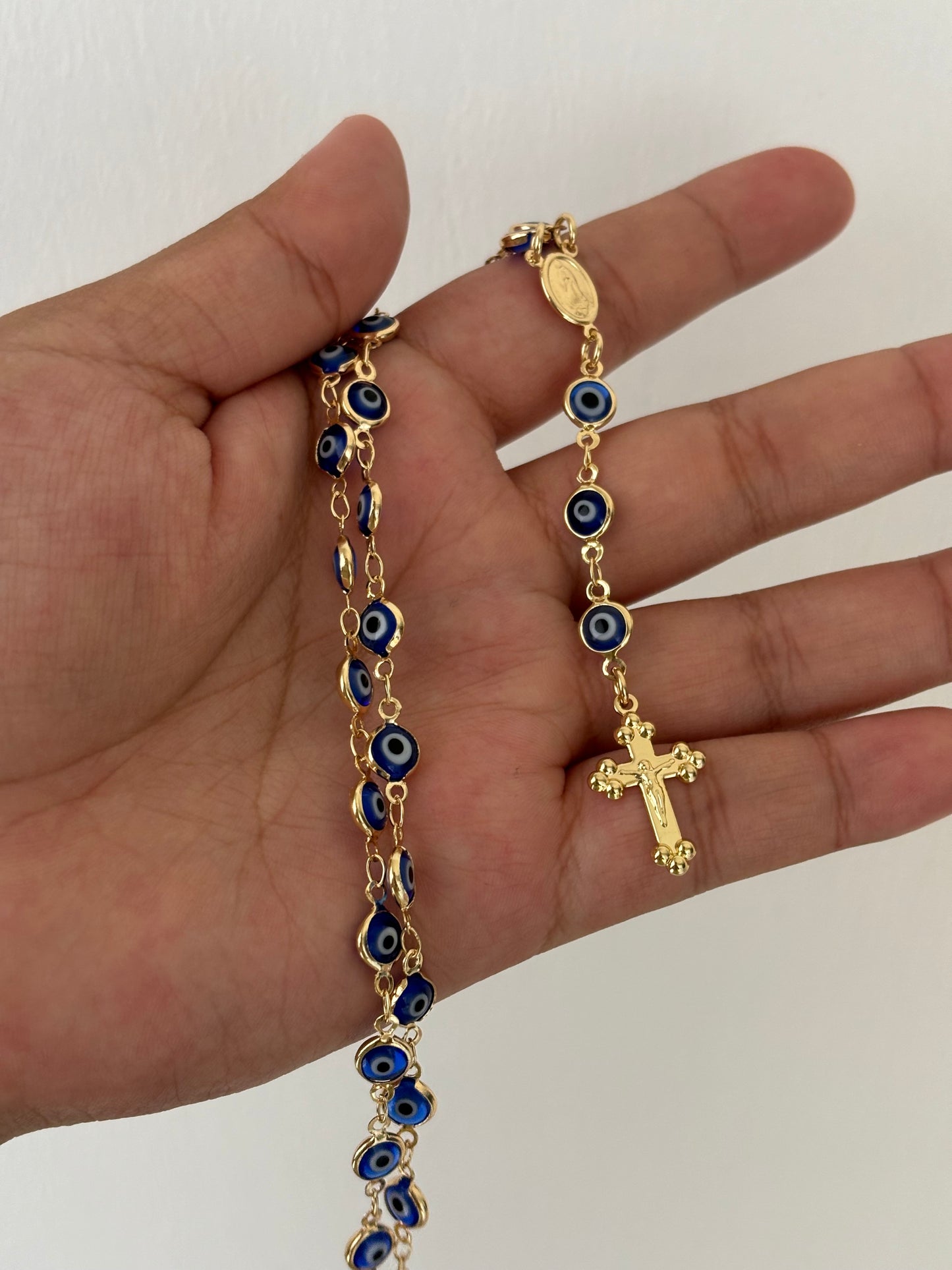 Blue Evil Eye Rosary