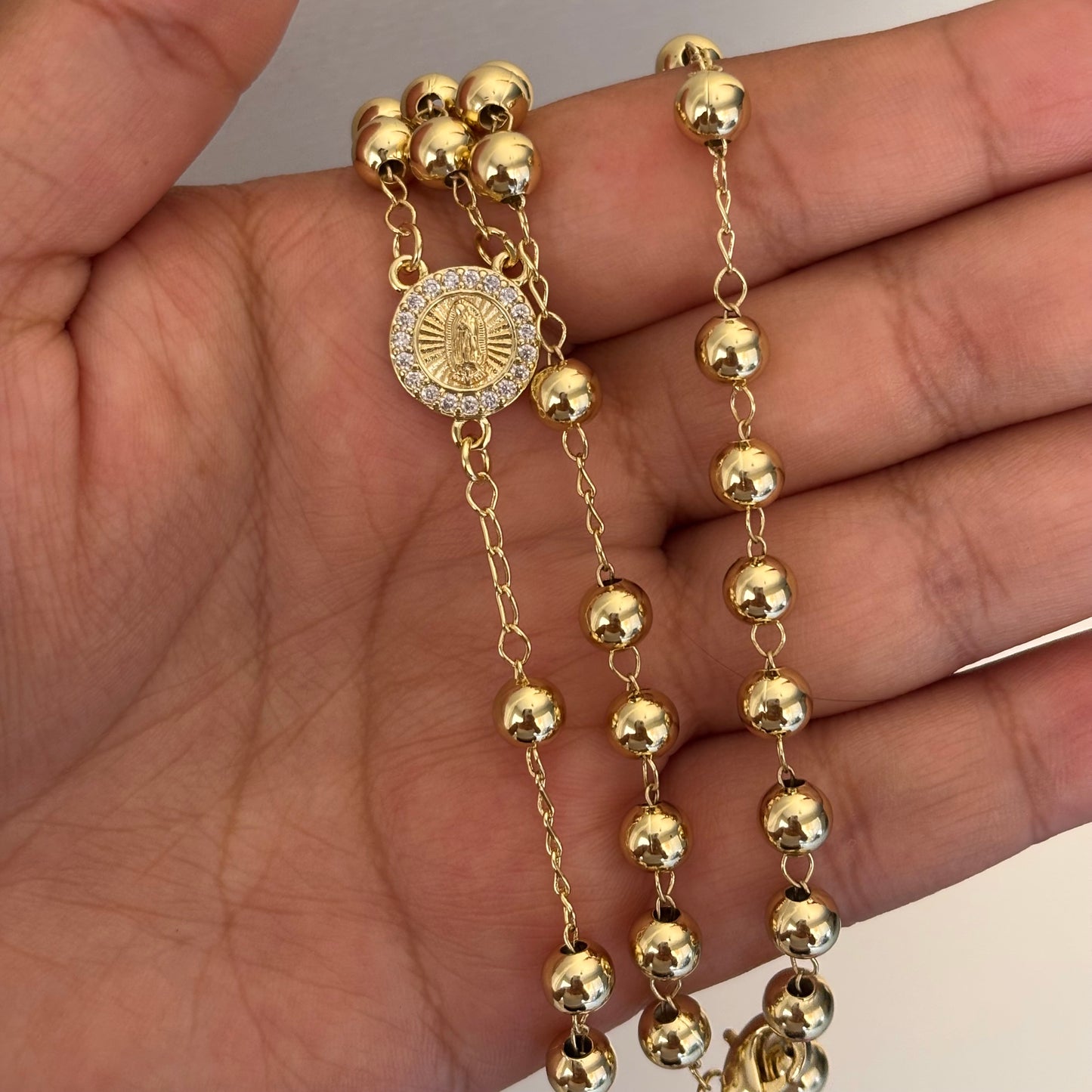 XL All Gold Rosary