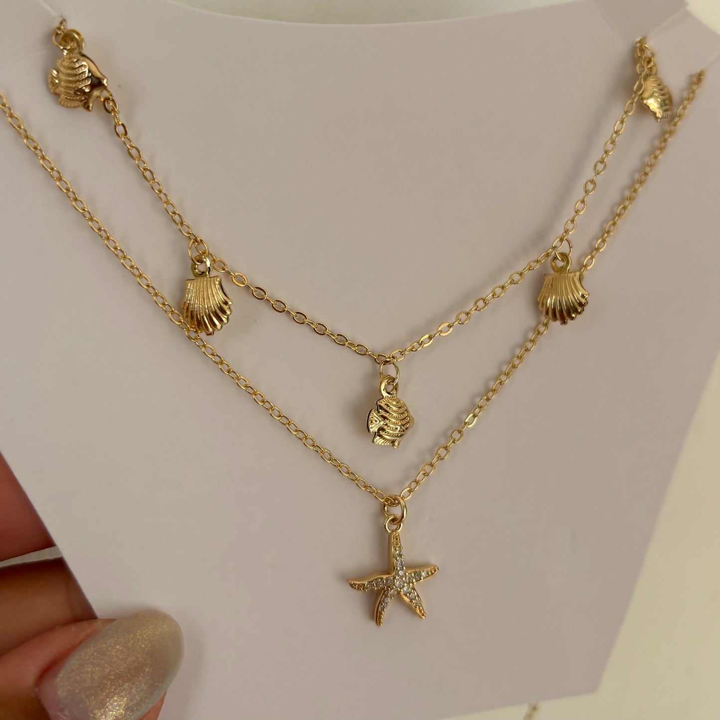 Starfish Charm Necklace