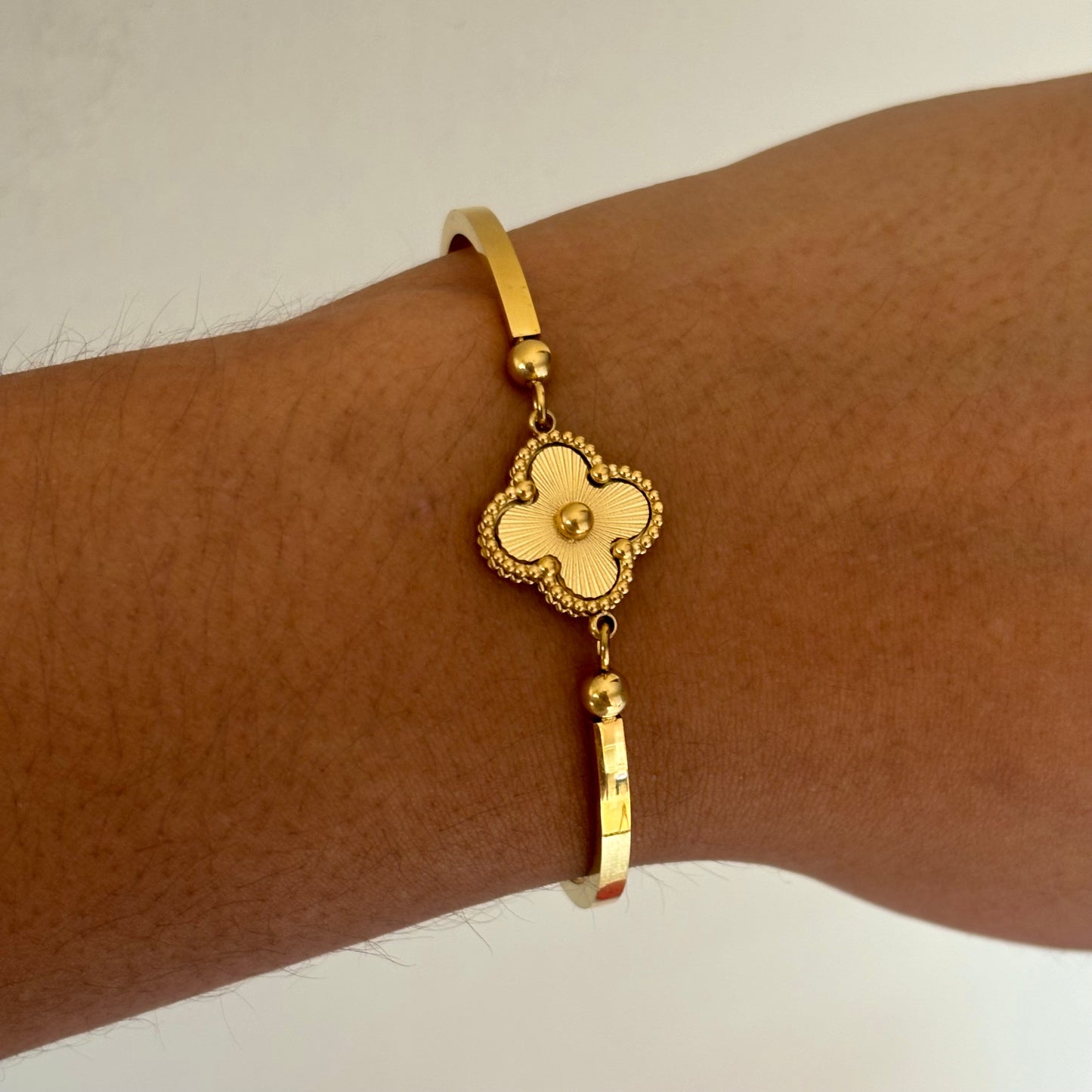 Gold Clover Bracelet