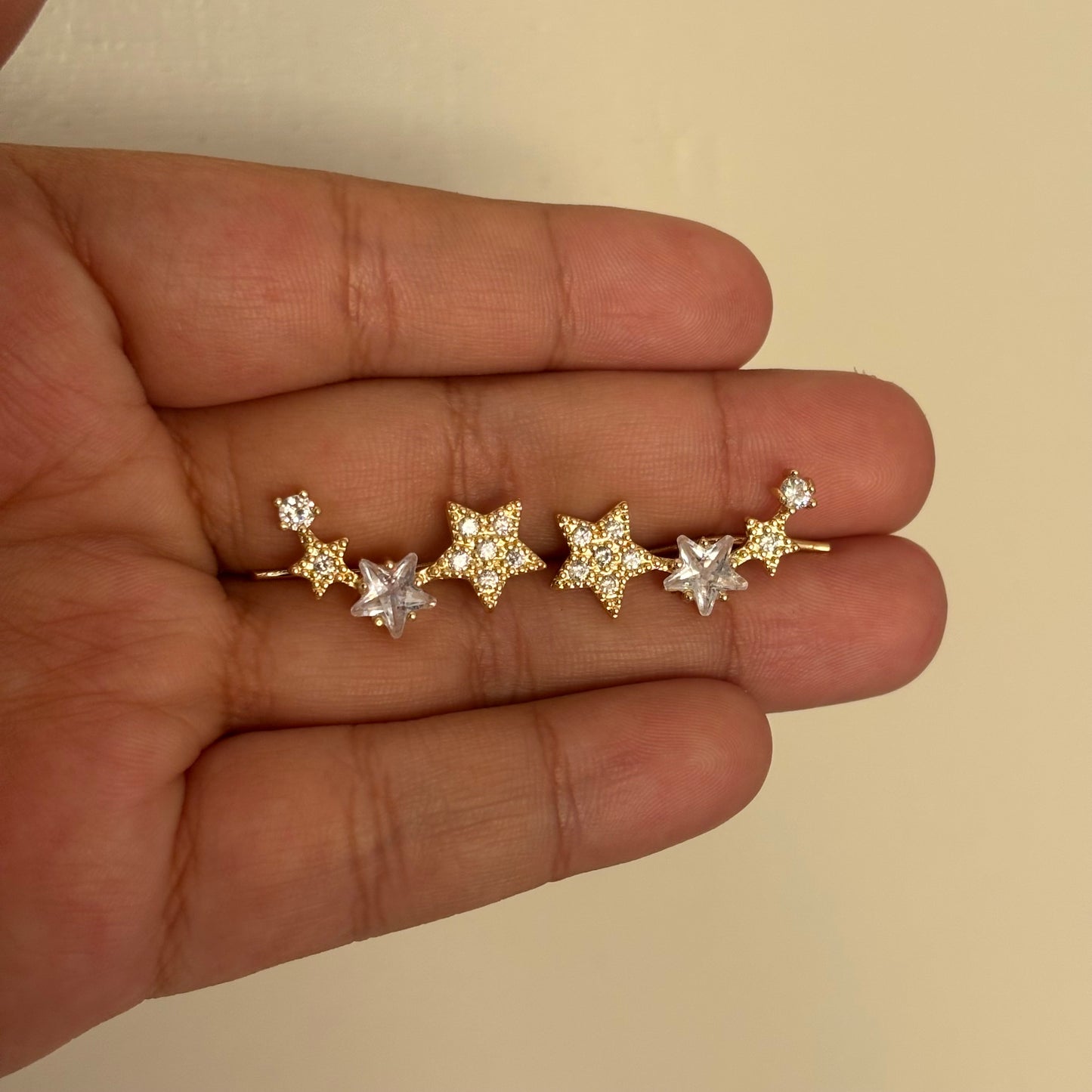 Star Ear Climber Earring