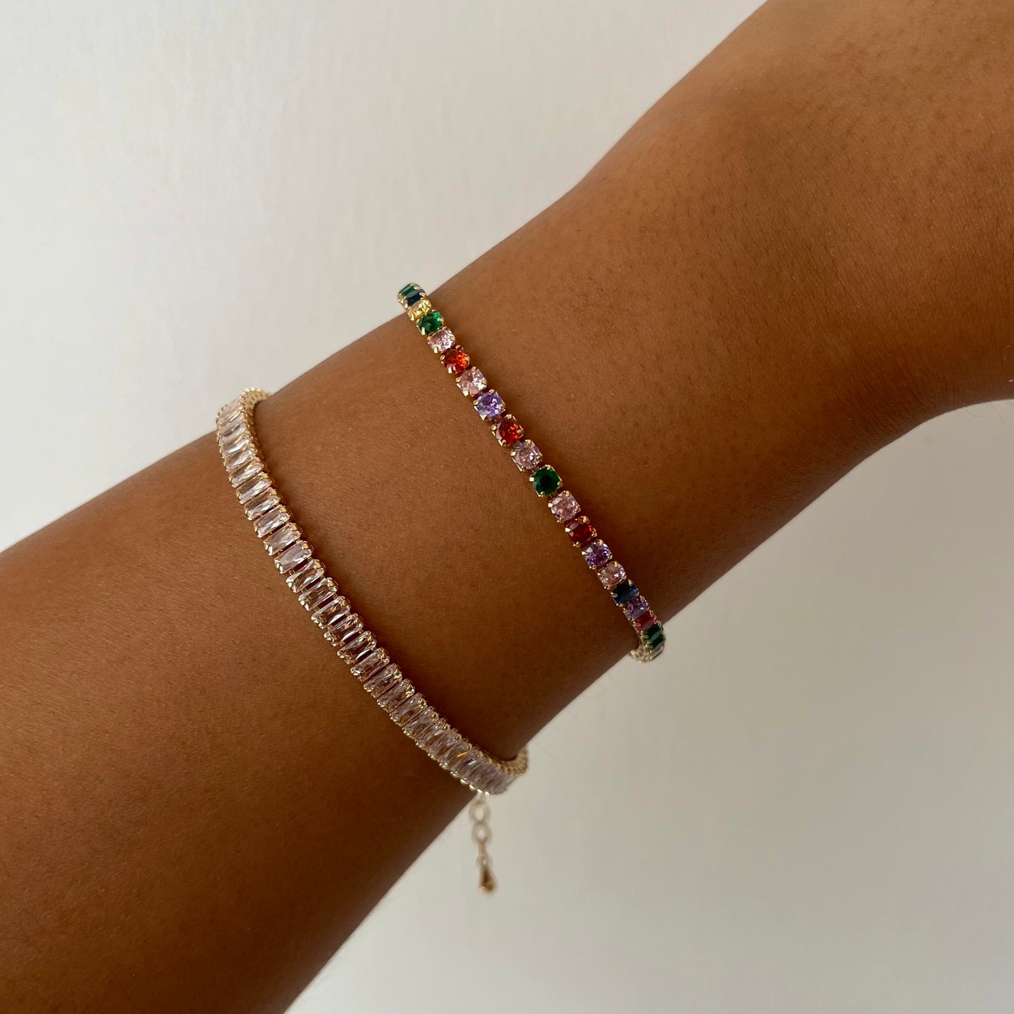 Multicolor Tennis Bracelet