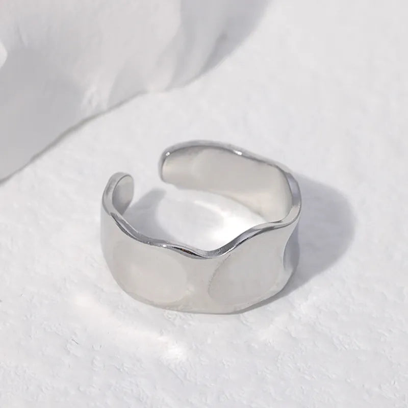 Silver Textured Ring