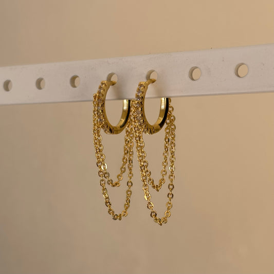 Hanging Chain Earrings