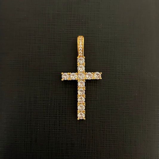 CZ Cross Pendant