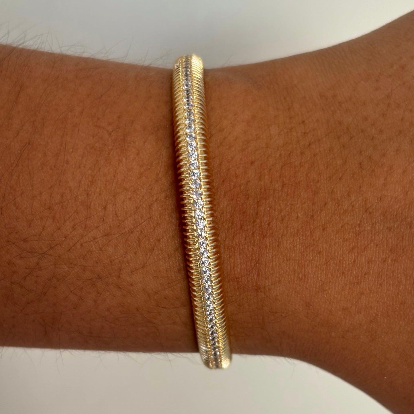 Sparkly Coil Bracelet