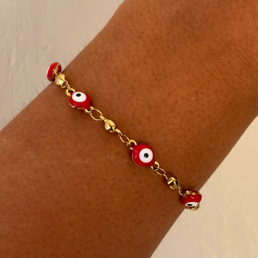 Red Evil Eye Bracelet